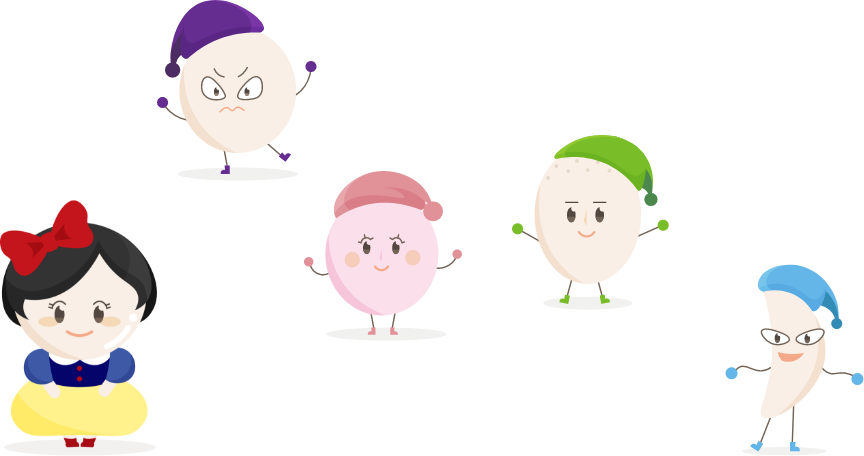 白玉姫と七人のコメコたち